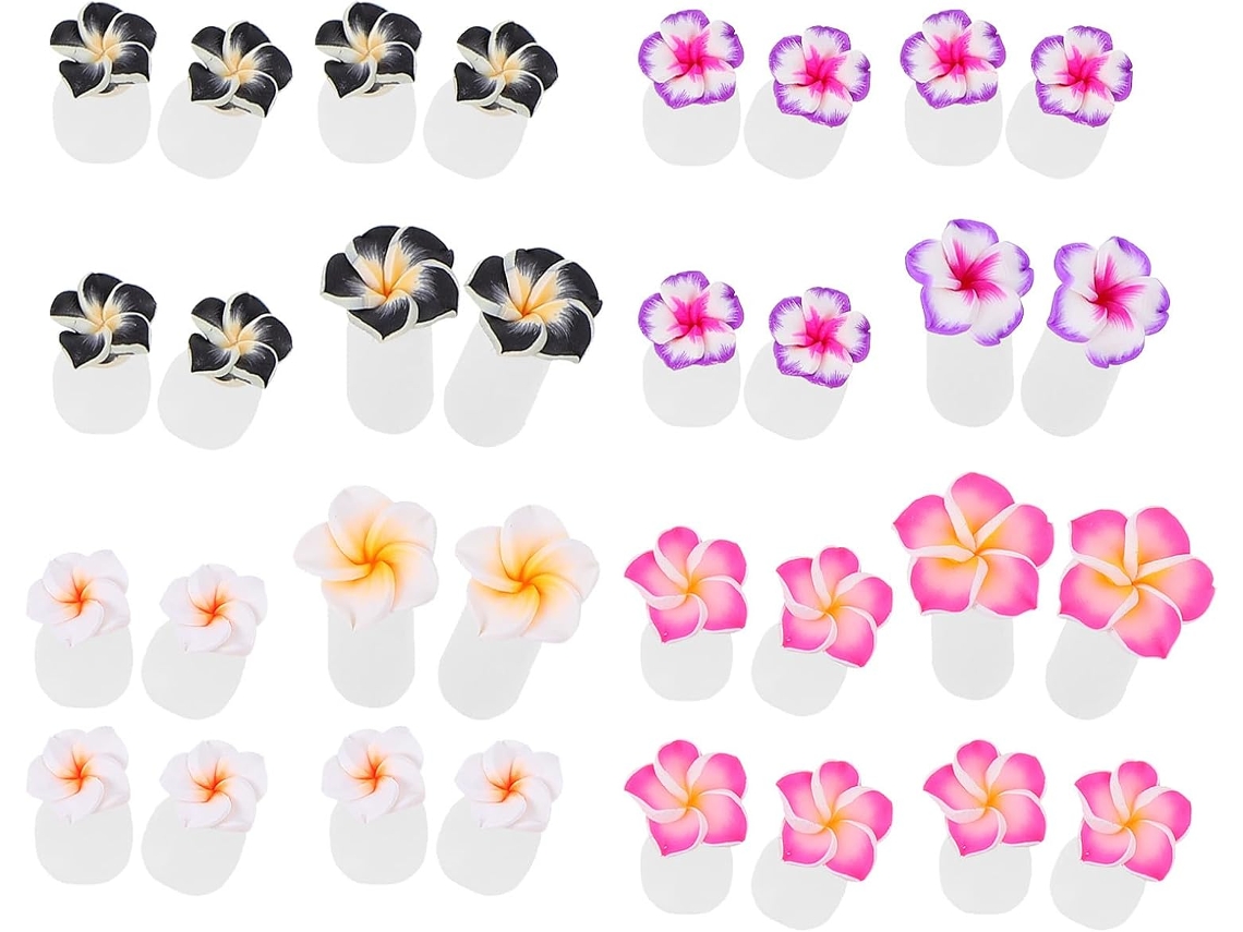 Separadores de dedos em silicone sólido para aplicação de esmalte, 32 peças reutilizáveis.