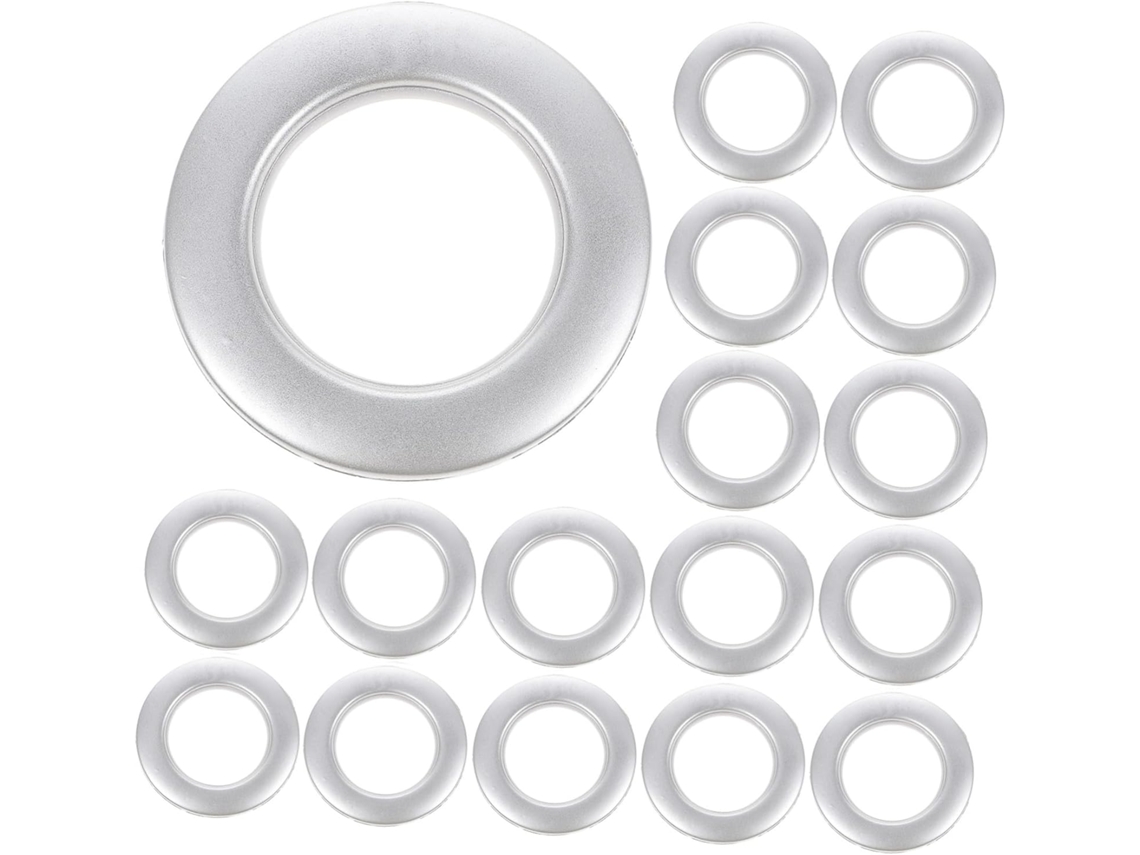 Lote com 75 Cortinas Romanas de 16 Mm com Argolas Deslizantes. CHABERLU