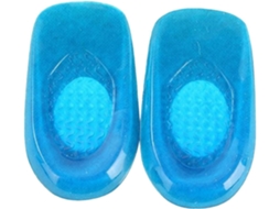 Palmilhas De Gel Elásticas Packove Para O Calcanhar, Azuis, Com Amortecimento E Alívio, Ideais Para Corrida E Uso Casual