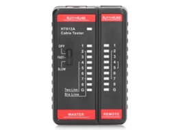 Testador de cabo de rede HT812A RJ11 RJ45 para linha de telefone e rede, anti queima, design prático