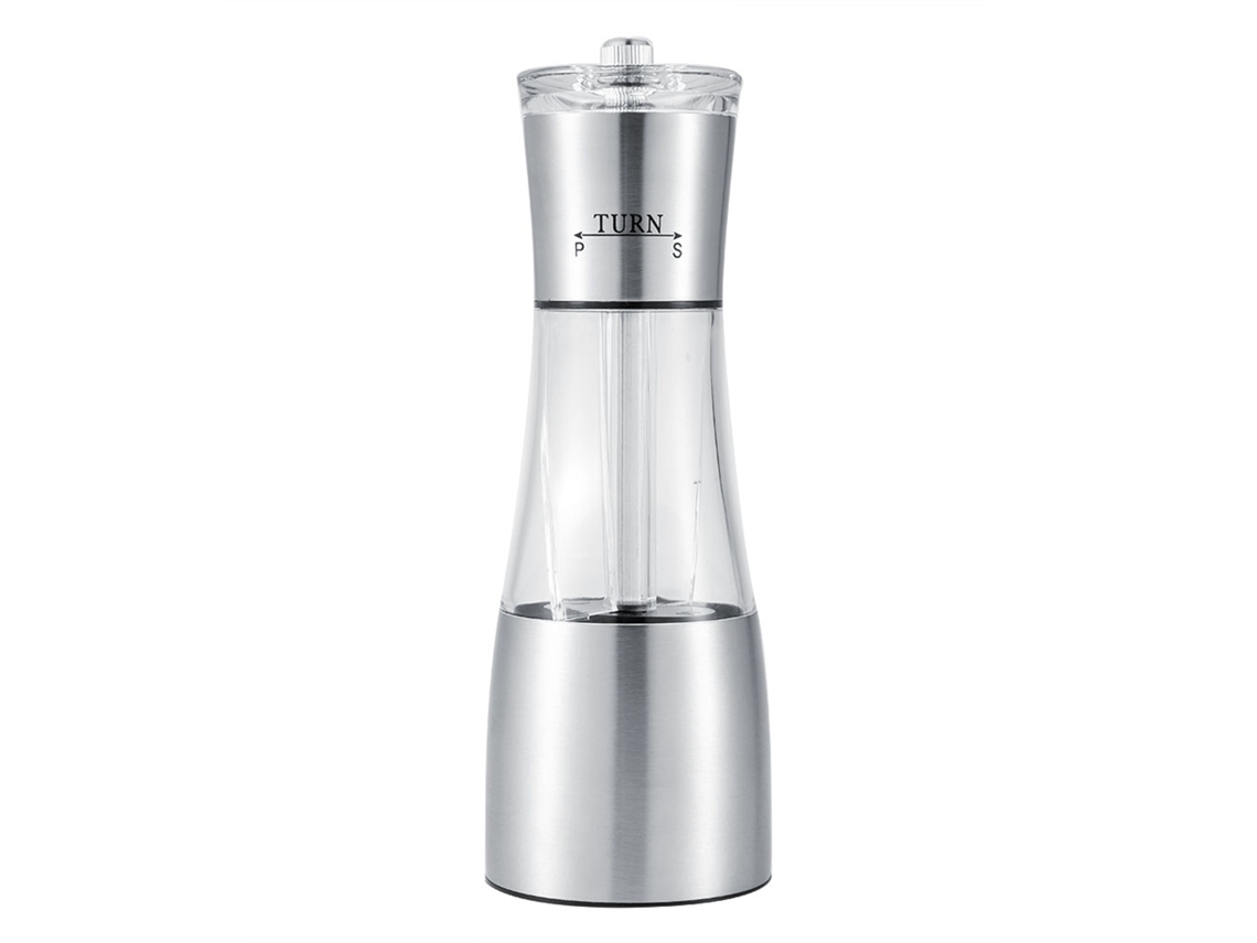 MOEDOR DE SAL E PIMENTA AQUAFORGE manual 2 em 1, aço inoxidável