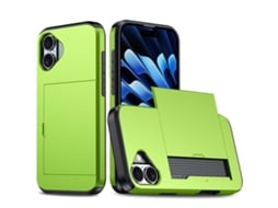 Capa Protetora À Prova De Choque Para Iphone 17 - Compartimento Para Cartão