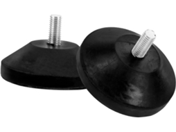 Holibanna Conjunto De 2 Pés Ajustáveis Para Móveis, Para Cadeiras E Escrivaninhas Antiderrapantes, Com Parafuso De
