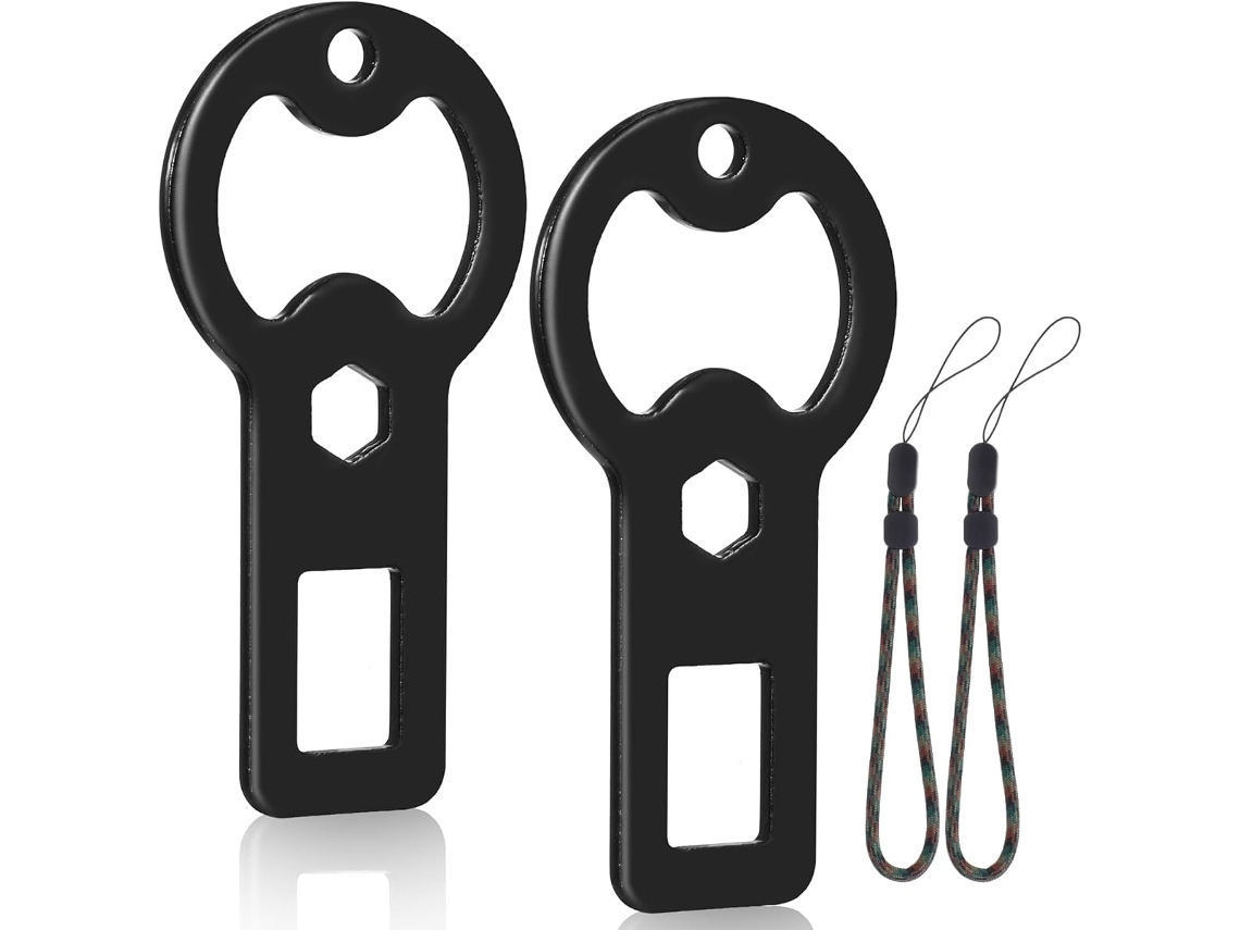 Abridor De Garrafas Cerveja Em Aço Inoxidável(pacote Com 2) Cordão Paracord 550, Abridor De Garrafas Plano, Abridor De Garrafas Para Barman