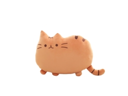 Peluche HXDZFX Gato de Rosto Grande Amarelo 53X36 Cm