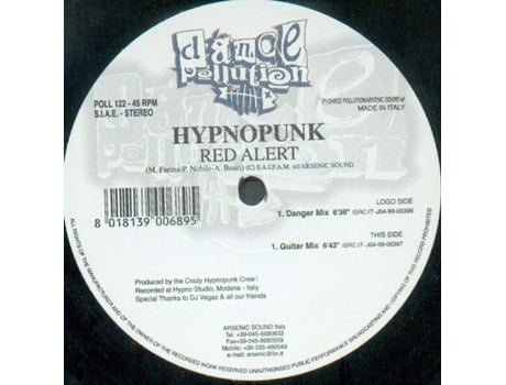 Alerta vermelho, contaminação por dança hipnopunk