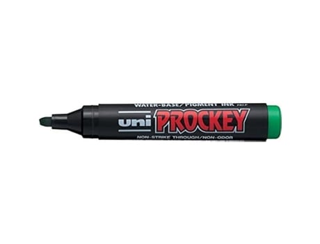 Marcador OFFICE DEPOT Prockey Pm126 V Ponta Cinzel Verde Pacote de 12