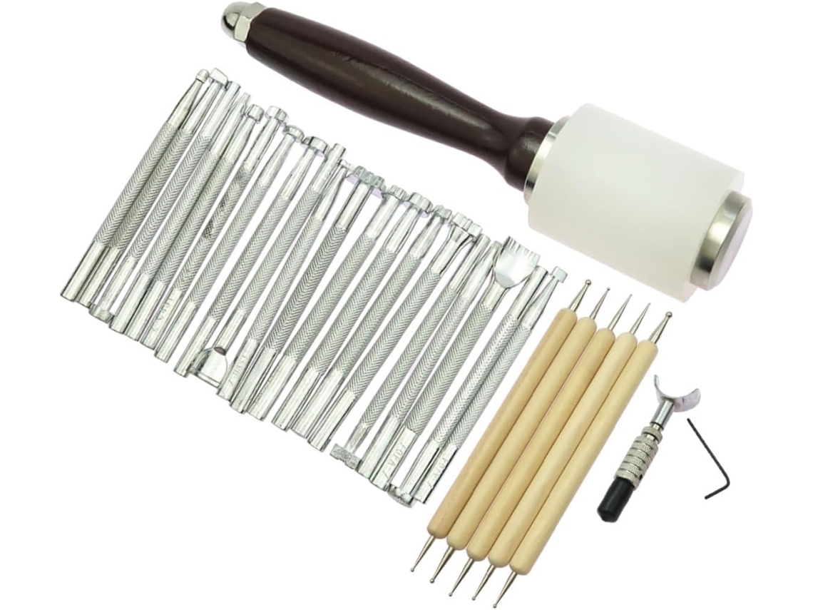 Kit De Ferramentas Para Costura, Corte E Entalhe Em Couro