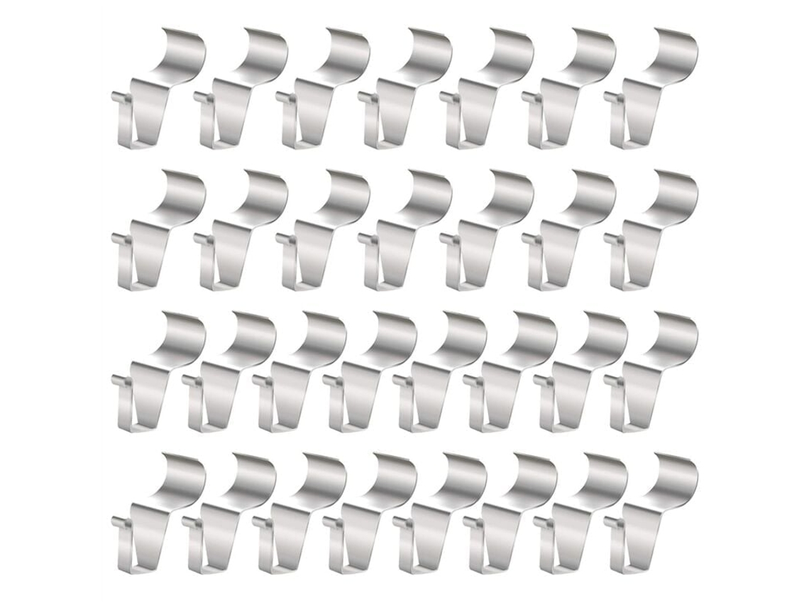 Kit com 30 Suportes para Revestimento de Vinil, Sem Necessidade de Furos BRILVIBERA