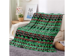 Manta de Flanela Xadrez Boêmia Fansu Estampa 3d Macia e Felpuda em Microfibra Ideal para o Inverno Perfeita Ca
