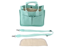 Bolsa Messenger De Hombro De Lienzo Verde Para Mujer