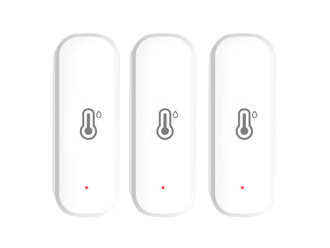 Sensor Inteligente De Temperatura E Umidade Wifi Tuya, Termômetro E Higrômetro Ambiente Wifi Aquaforge