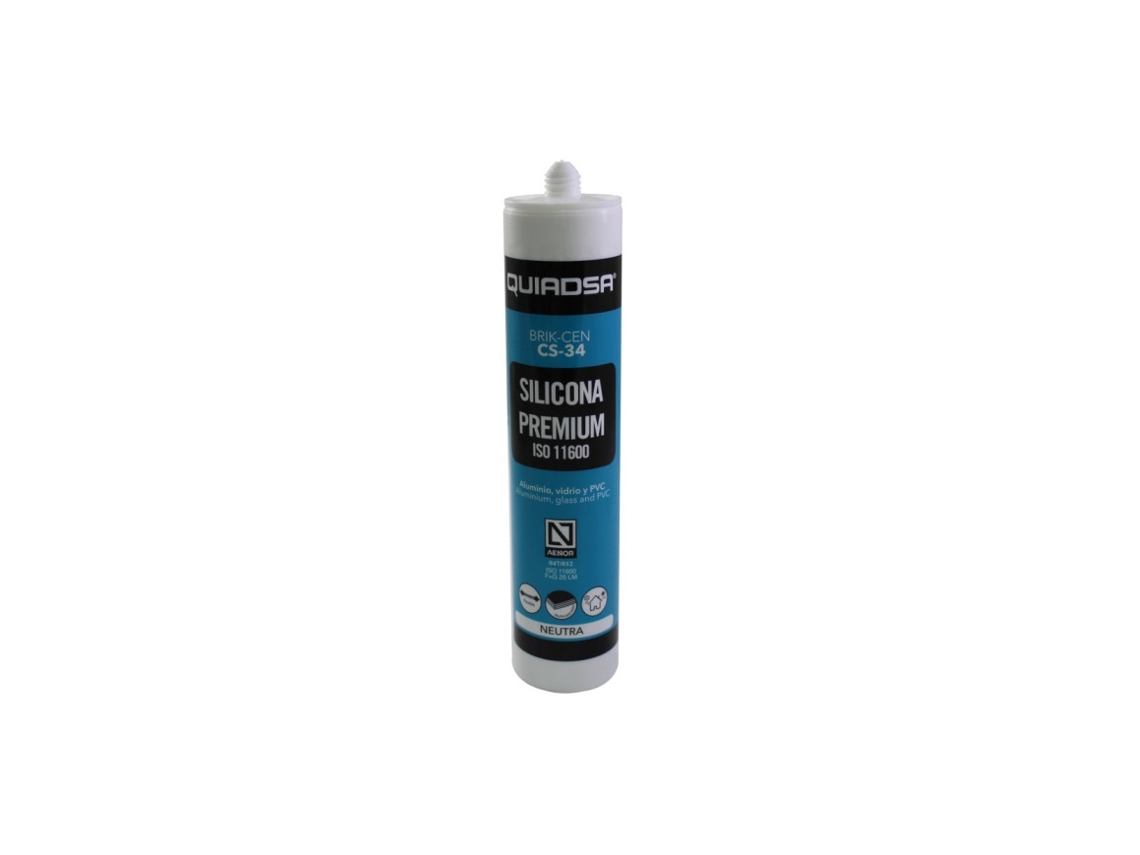 Silicone Neutro QUIADSA Cs 34 300ml Branco