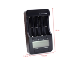 2026 carregador Inteligente Liitokala Lii 500 com 4 Slots para Baterias Li ion 3.7v e Ni mh 1.2v com Tela Lcd e Adaptadores Uk Eu Us