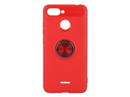 Capa LAXISCREED Redmi 6a Anti Impacto Anel Vermelho