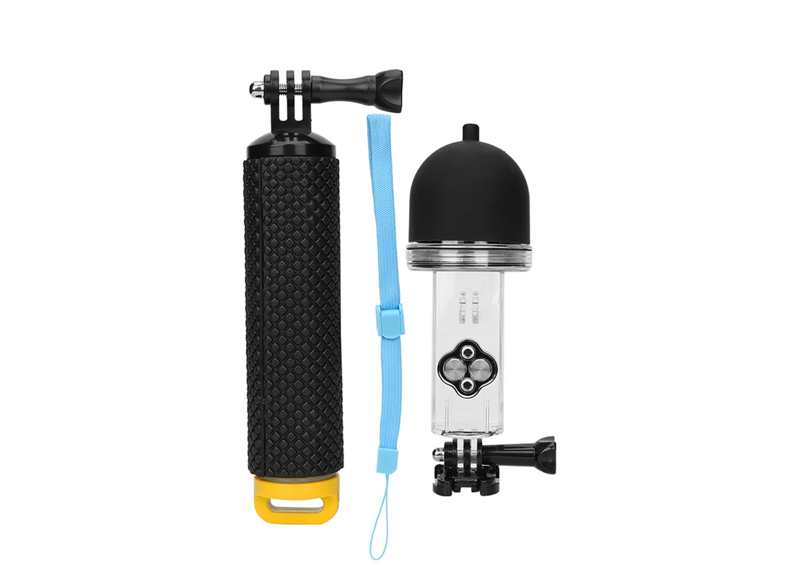 Funda Impermeável Para Mergulho Com Palo Flutuante E Selfie Stick Para Câmera Esportiva Dji Osmo Pocket Amarela