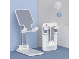 Suporte Portátil Para Celular Para Mesa - Prata Prata Prata
