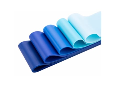 Conjunto de 5 bandas elásticas de resistência física SYNERFIT FITNESS