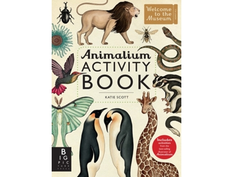 Livro Animalium Activity Book de Katie Scott  (Inglês)