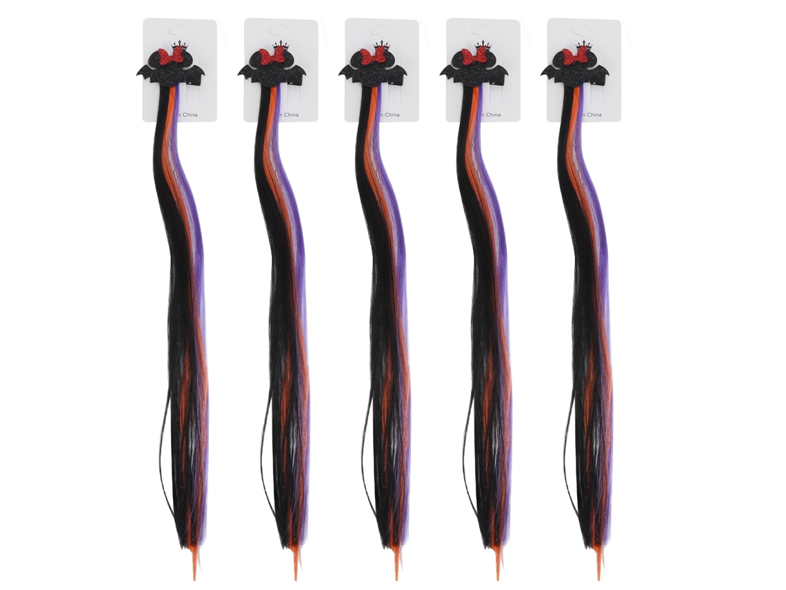 Apliques De Cabelo Colorido Acessórios De Halloween