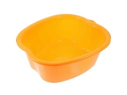 Balde Para Massagem Nos Pés, Balde Para Banho De Pés, Balde Para Armazenamento, Bacia Laranja Durável.