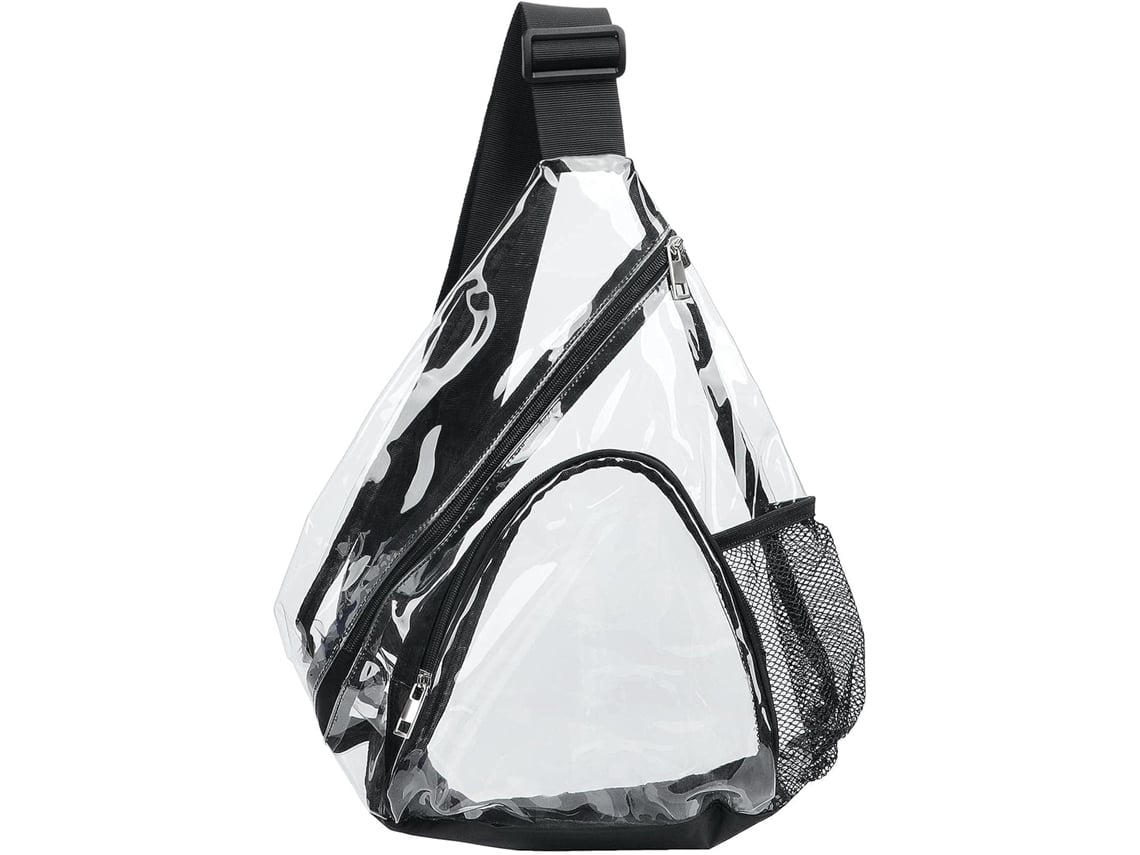 Saco Tipo Estilingue De Pvc Transparente Aprovado Pelo Estádio Mochila Com Alça Ajustável*