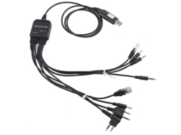 Mali cabo de Programação Usb 8 em 1 para Rádios Kenwood, Quanshengcn, Tyt, Motorola e Outros