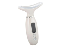 Massajador De Beleza Facial Com Vários Níveis De Vibração Ativação Da Pele Bateria De Lítio Recarregável Para Rosto E Pescoço Branco Bestvite