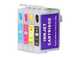 Cartuchos De Tinta Reutilizáveis T1381 T1332 T1333 T1334 Para Impressora Inkjet