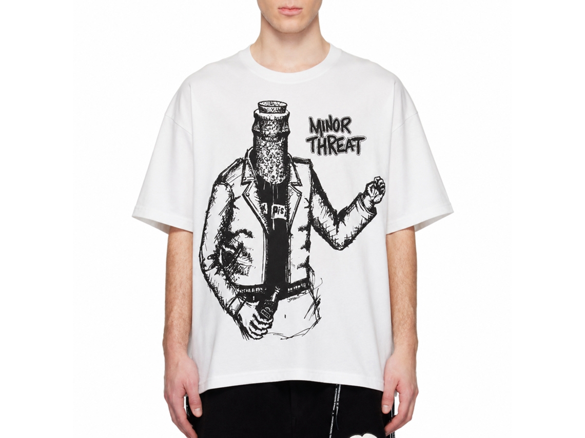 Minor Threat Bottleman T-shirt Unisex Adults Size:l