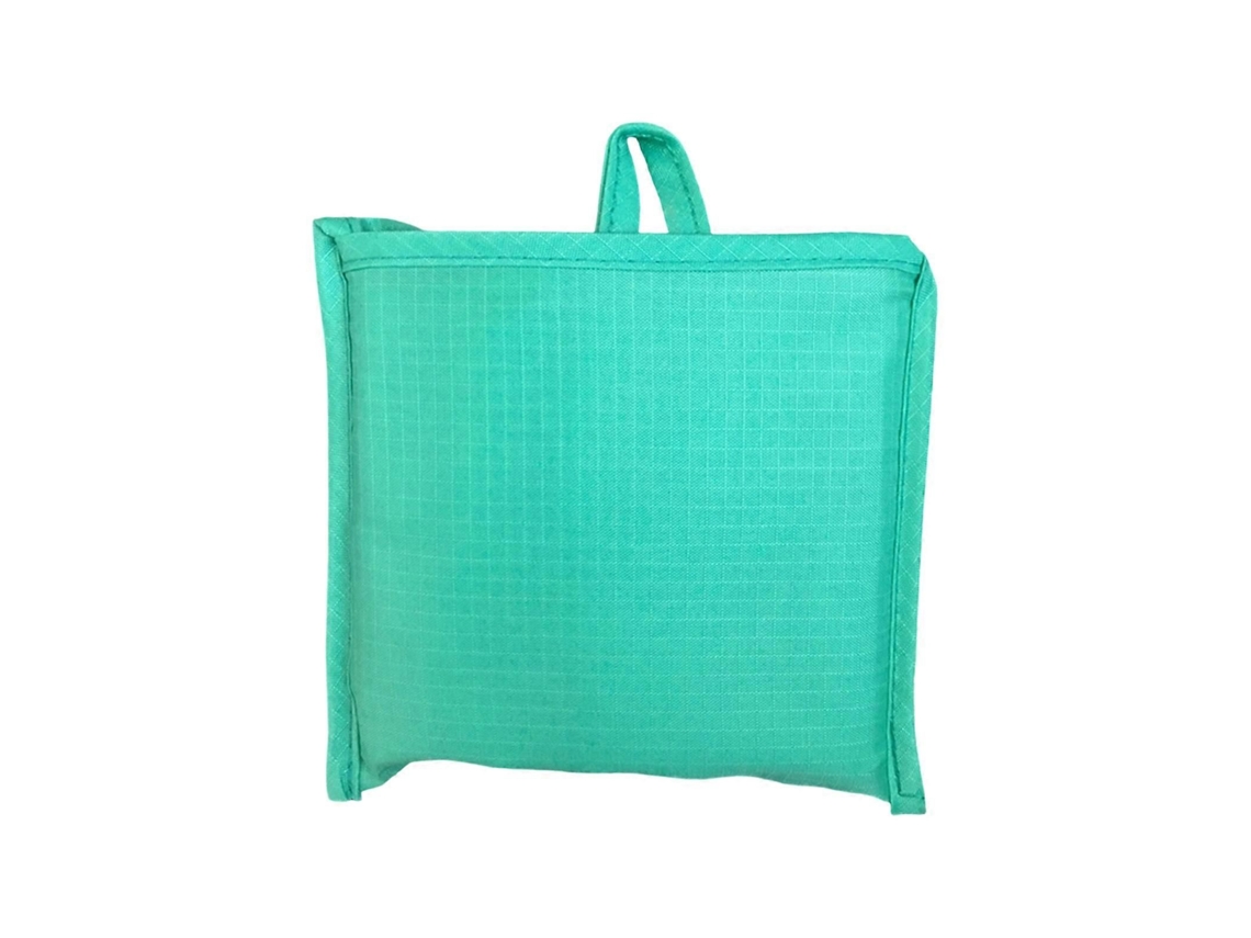 Sacola De Compras Dobrável De Grande Capacidade Com Alças Reforçadas Para Itens Pesados, Ideal Para Compras De Supermercado E Viagens. Cor: Verde