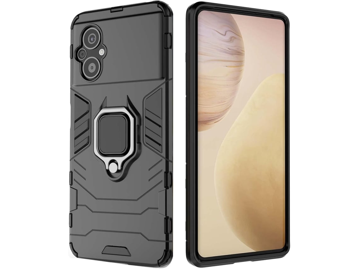 Capa Telemóvel Resistente A Impactos Para Xiaomi Poco M5 Preto Elysve