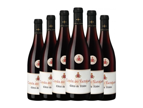 Vinho JEAN MARC DIFFONTY Cuvée du Vatican de l'Abbé Côtes du Rhône Reserva (0.75 L - 6 Unidades)