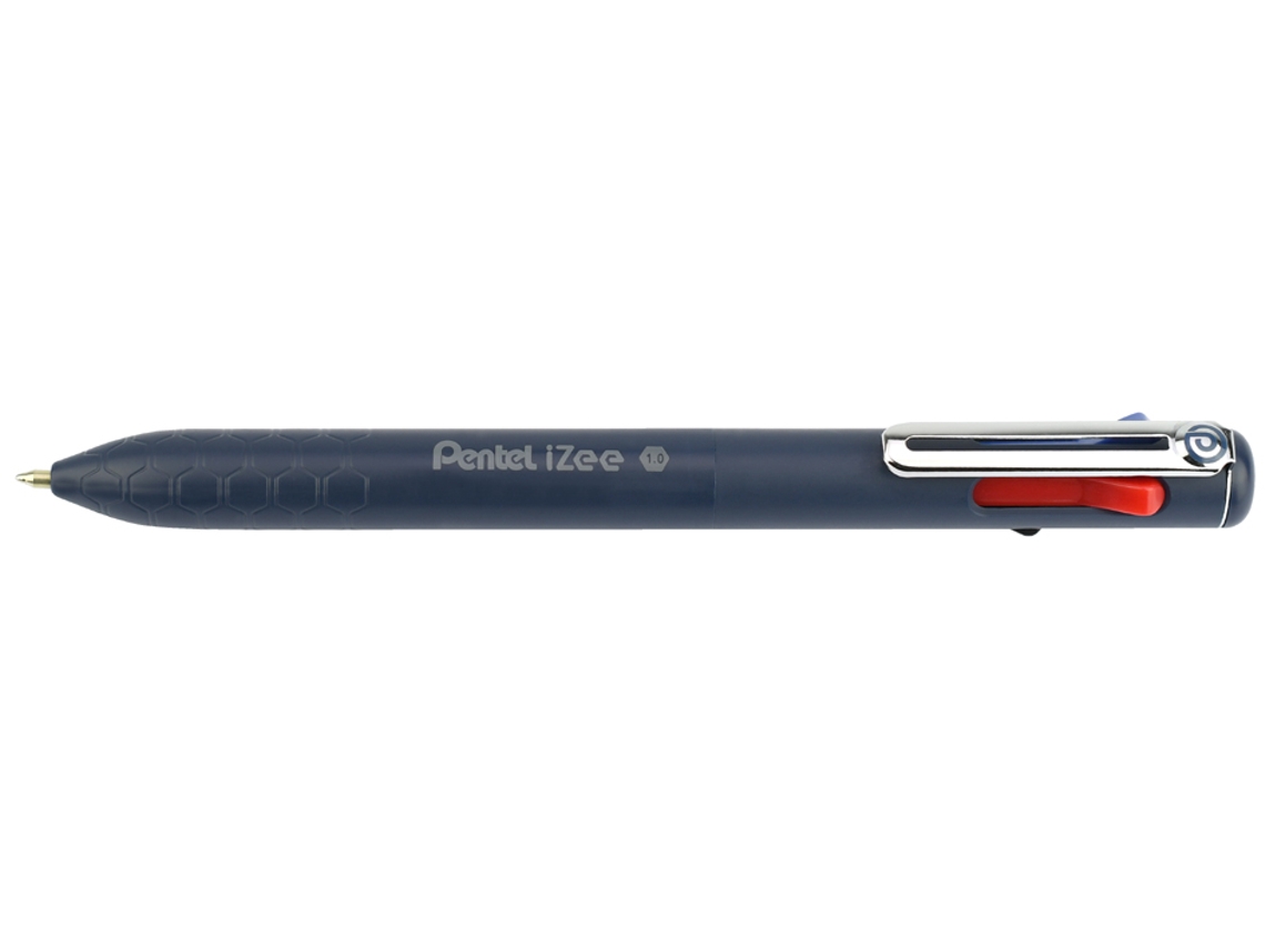 Caneta Esferográfica Retrátil Multicolor PENTEL Izee Branca