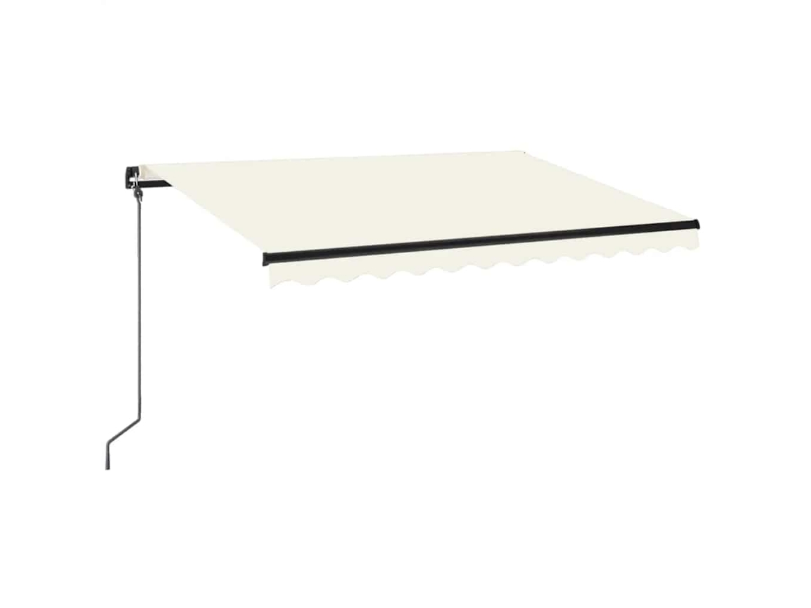 Retractable Awning, Retractable Awnings Vidaxl Creme Alumínio (350 X 250 Cm)