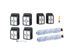 Peça de substituição de rolo de escova multi-superfície, 5 peças com conjunto de filtro 2554a para bissell crosswave sem fio max series