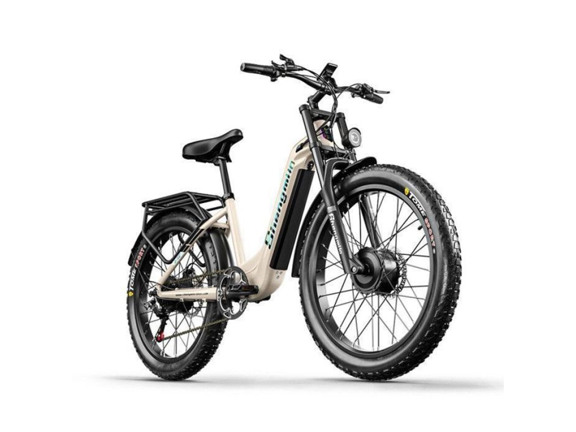 Bicicleta Elétrica - Shengmilo - S700 - Motor Duplo De 2000w - Bateria 48v 17,5ah - Fatbike 26x3.0