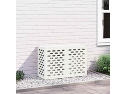Vidaxl Capa De Ar Condicionado Branco 90 X 40 X 60 Cm Aço