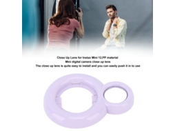 Lente De Cierre Para Cámara Instantánea Instax Mini12, Filtro De Lente De Cierre Para Selfies, Color Morado