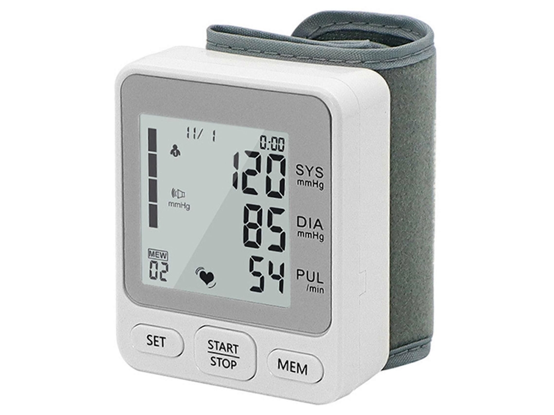 Monitor De Pressão Arterial De Pulso Com Visor Lcd Grande, Aparelho Automático De Pressão Arterial Para Uso Doméstico.