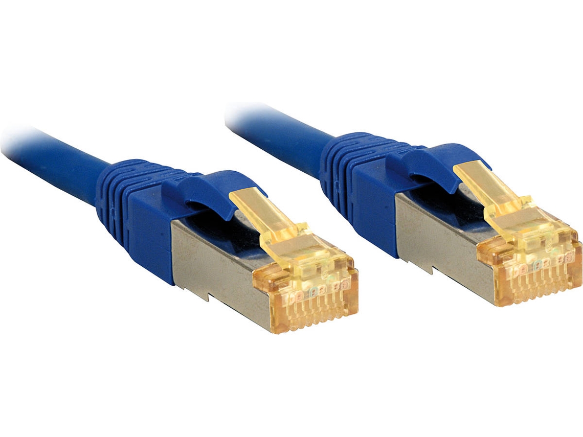 Cabo de Rede LINDY (RJ45 - 10 m - Azul)