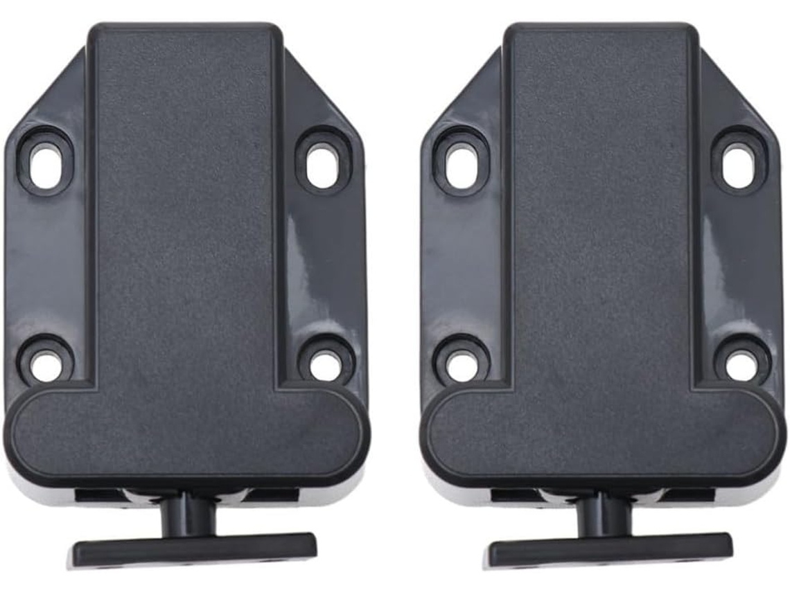 Conjunto De 2 Fechos Porta Com Trava Automática Para Armários E