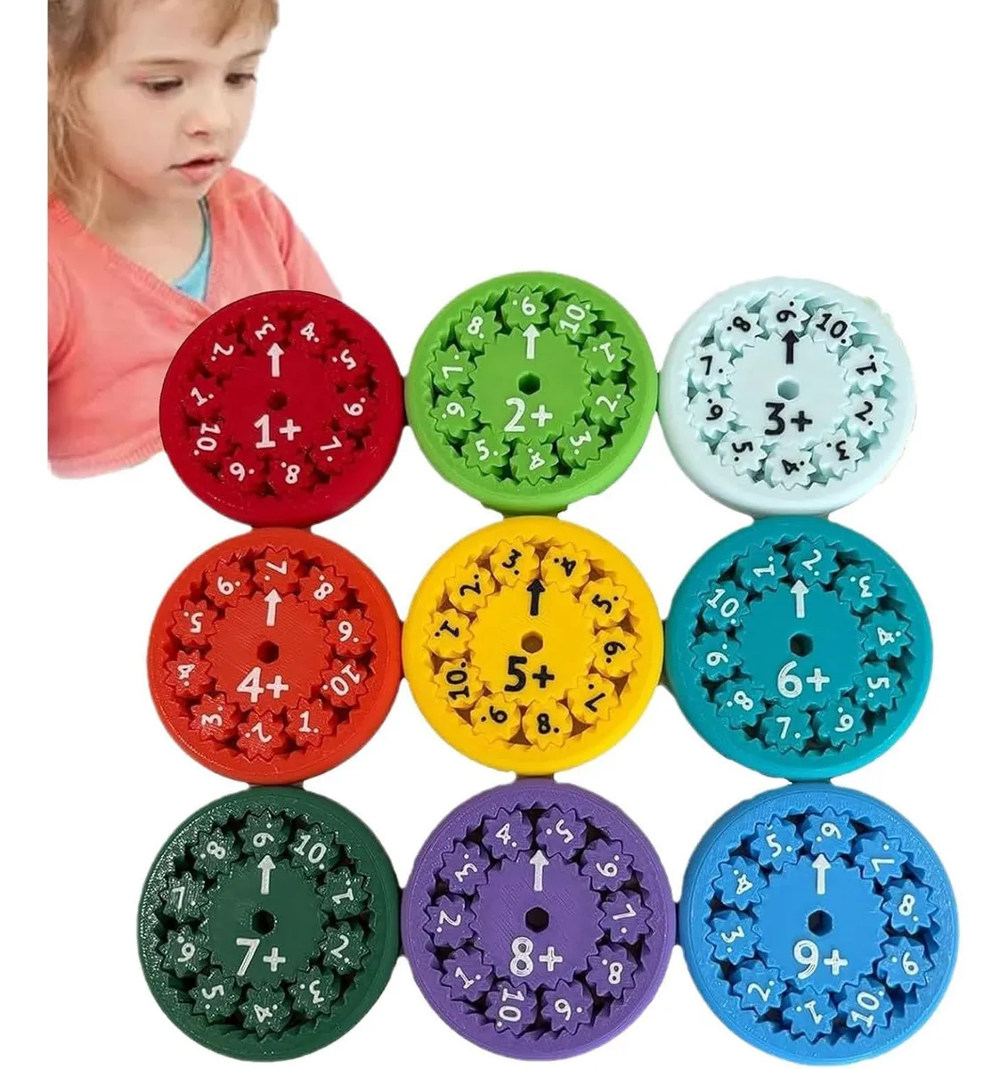 Spinner de Matemática, Brinquedo de Matemática, Multiplicaçãovayotoy
