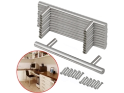 Puxadores de Aço Inox (acabamento Escovado, Pacote Com 5)