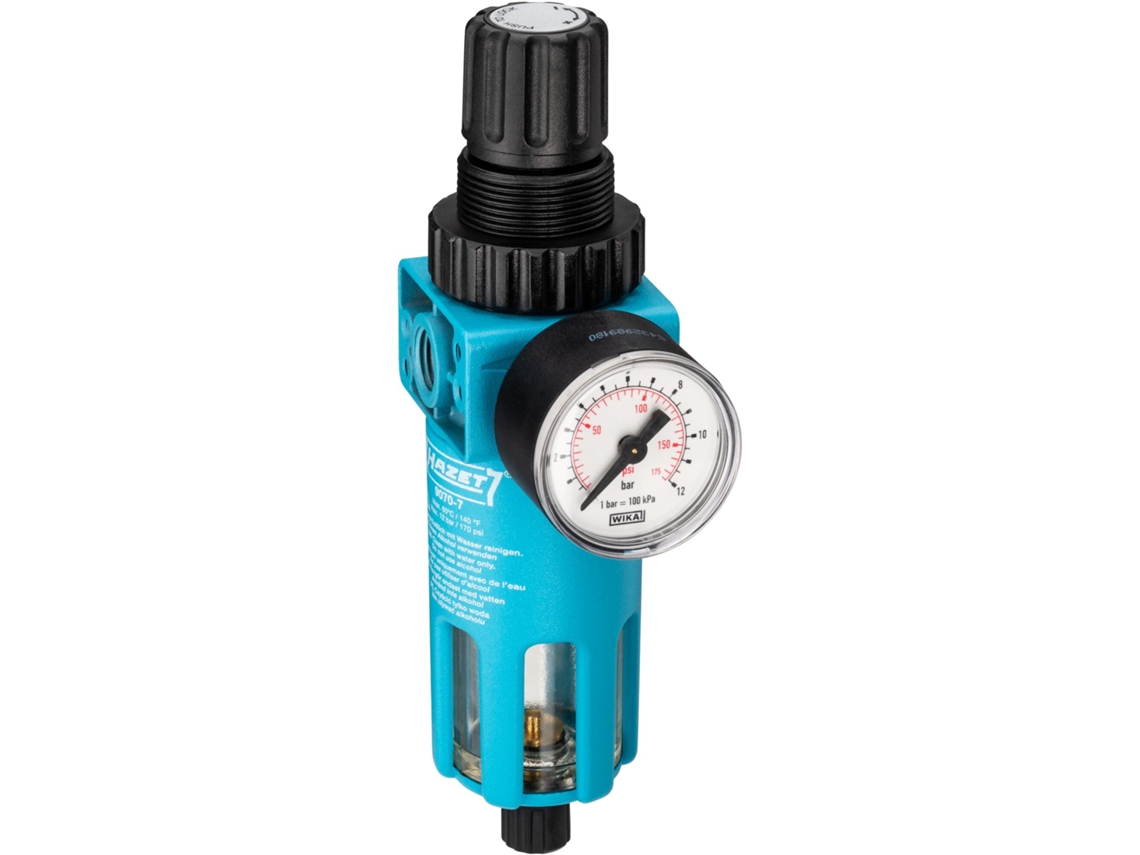 Filtro Regulador HAZET 9070-7 para Ar Comprimido