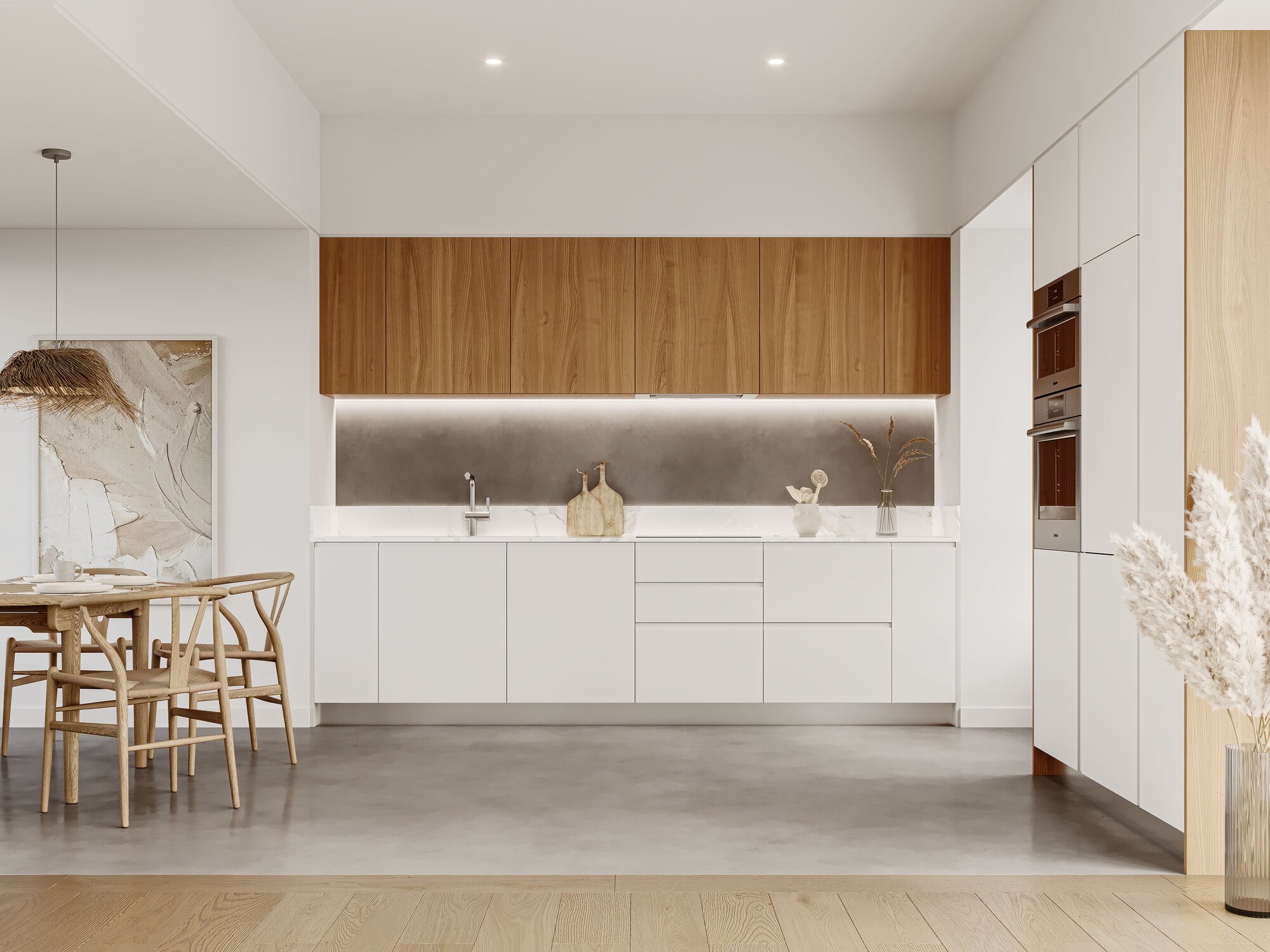Ideias Moderno Cozinha Decorada Simples