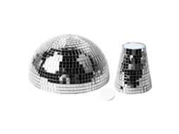 Bola de espelho com glitter em forma de cogumelo para decoração de festa e casa LAXISCREED