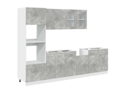 Kitchen Furniture Set, Kitchen Furniture Sets Vidaxl Cinzeto Madeira Processada (n/a)