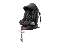 Assento De Segurança Infantil Ajustável Para Carro, Sistema Isofix, Rotação De 360°, Preto Premium Oem