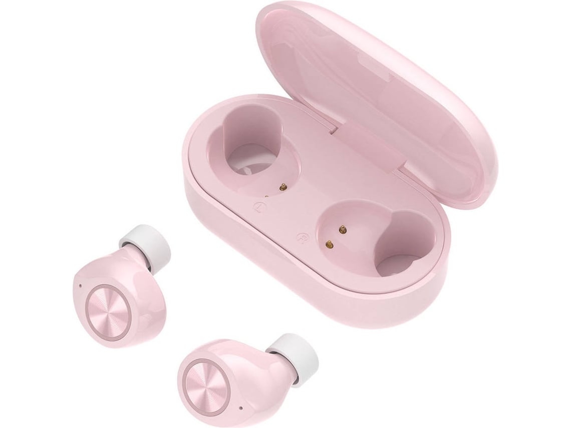 Auriculares Bluetooth True Wireless ENZONS  Sem Fio Controle de Toque Intente Redução Intente de Ruído Potente Extra Grave 5.0 Sem Fiorosa